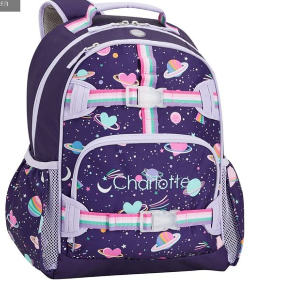 pottery barn rainbow backpack